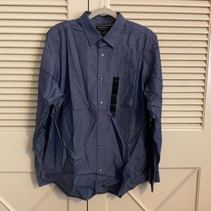 NWT men’s cotton button down